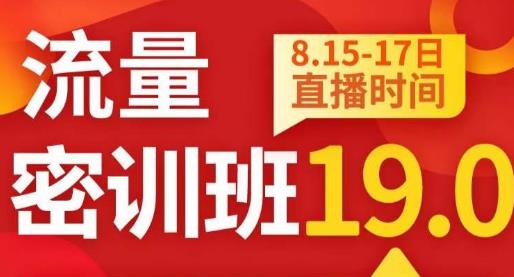 秋秋线上流量密训班19.0,打通流量关卡,线上也能实战流量破局-风淘社