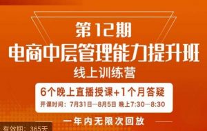 陈少珊·电商中层管理能力提升班,学习对象-电商公司各个岗位的主管,20人人以内的电商公司老板-风淘社