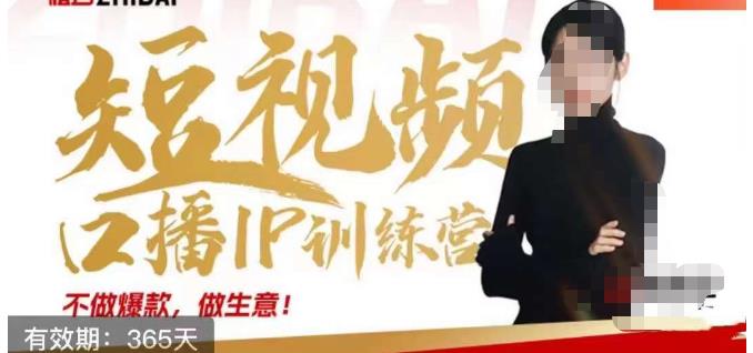 大实话IP圈周百见短视频口播IP训练营,讲透短视频创业核心方法-风淘社