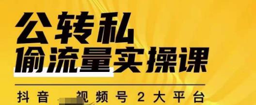 群响公转私偷流量实操课,致力于拥有更多自持,持续,稳定,精准的私域流量!-风淘社
