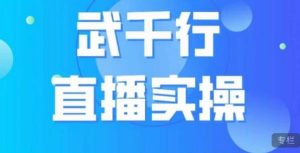 武千行直播实操课，账号定位、带货账号搭建、选品等-风淘社