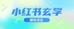 小红书玄学项目，直接上手操作，日入500【揭秘】-风淘社