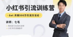 零克·小红书引流训练营第五期,小红书矩阵引流到vX的方法论-风淘社