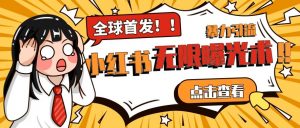 全网首发-小红书无限曝光术pro版全领域粉丝精准拿下-风淘社