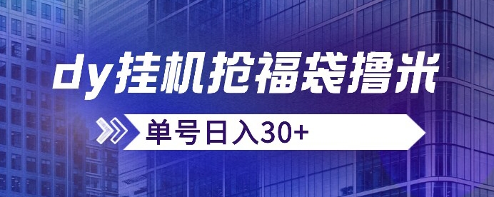 抖音抢福袋/抢红包脚本，只要号多放着一天抢个30+没问题的【揭秘】-风淘社