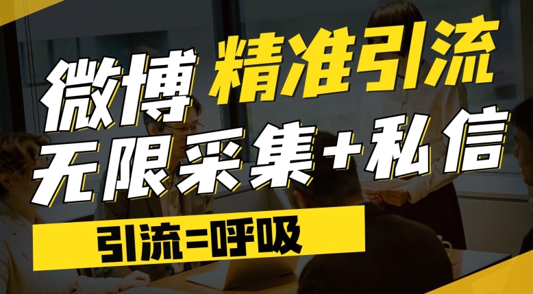 微博最新引流技术，软件提供博文评论采集+私信实现精准引流【揭秘】-风淘社