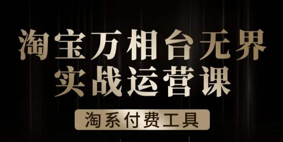 沧海·淘系万相台无界实战运营课,万相台无界实操全案例解析-风淘社