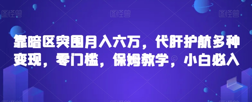 靠暗区突围月入六万，代肝护航多种变现，零门槛，保姆教学，小白必入【揭秘】-风淘社