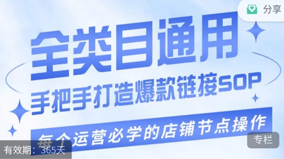 单品爆款打造实操运营,单品爆款从“0”-“1”手把手演练运营步骤-风淘社