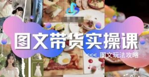 图文带货实操课，图文玩法攻略玩法-风淘社