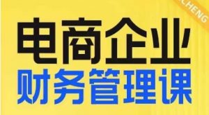 电商企业财务管理线上课,为电商企业规划财税-风淘社