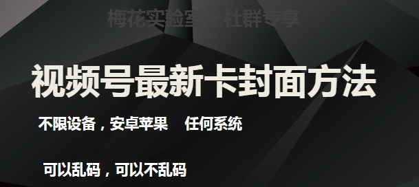 梅花实验室社群最新卡封面玩法3.0，不限设备，安卓苹果任何系统-风淘社