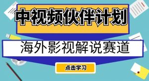 中视频伙伴计划海外影视解说赛道,AI一键自动翻译配音轻松日入200+【揭秘】-风淘社