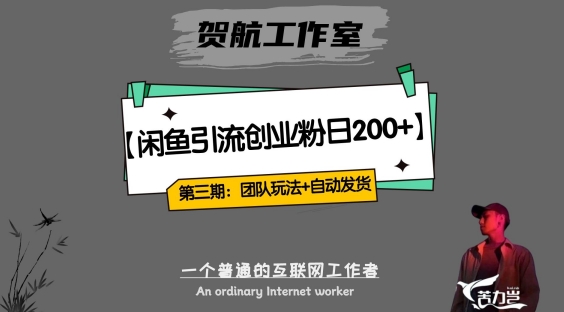 第三期:暴力引流,无脑搬运,闲鱼创业粉引流一天200+,更新全自动发货的团队闭环模式【揭秘】-风淘社