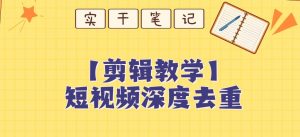 【保姆级教程】短视频搬运深度去重教程-风淘社