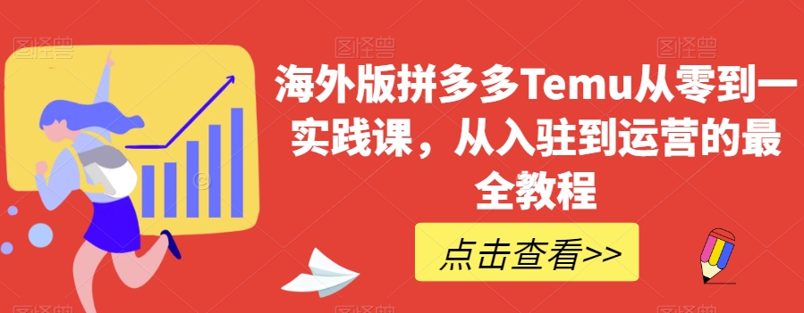 海外版拼多多Temu从零到一实践课，从入驻到运营的最全教程-风淘社