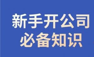 新手开公司必备知识，小辉陪你开公司，合规经营少踩坑-风淘社