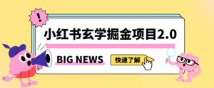 小红书玄学掘金项目,值得常驻的蓝海项目,日入3000+附带引流方法以及渠道【揭秘】-风淘社