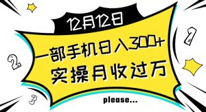 【全网变现首发】新手实操单号日入500+,渠道收益稳定,项目可批量放大【揭秘】-风淘社