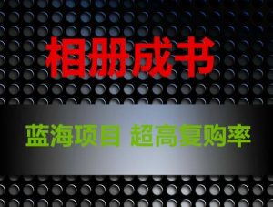 相册成书，蓝海项目，认真操作月入过万【揭秘】-风淘社