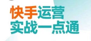 快手运营实战一点通,这套课用小白都能学会的方法教你抢占用户,做好生意-风淘社