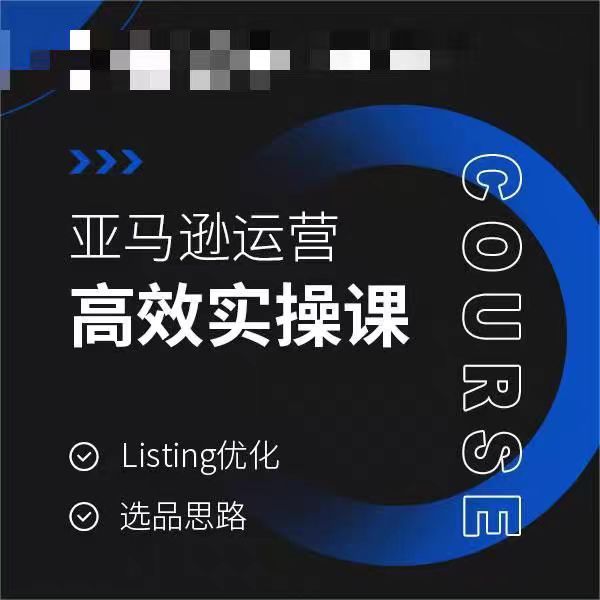 亚马逊运营高效实操课,Listing优化,选品思路-风淘社