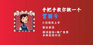 手把手教你做一个营销号,小白短视频创业首选,从做一个营销号开始,日入300+【揭秘】-风淘社