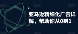 亚马逊精细化广告详解，帮助你从0到1，自动广告权重解读、手动广告打法详解-风淘社