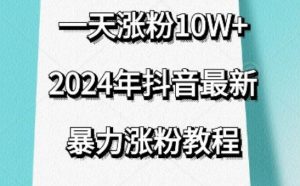 抖音最新暴力涨粉教程,视频去重,一天涨粉10w+,效果太暴力了,刷新你们的认知【揭秘】-风淘社