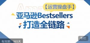 运营操盘手!亚马逊Bestsellers打造全链路,选品、Listing、广告投放全链路进阶优化-风淘社