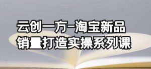 云创一方-淘宝新品销量打造实操系列课,基础销量打造(4课程)+补单渠道分析(4课程)-风淘社