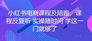 小红书电商课程及陪跑,课程反复听 实操随时问 学这一门就够了-风淘社