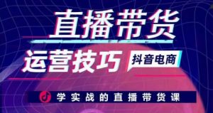 直播带货运营技巧，学实战的直播带货课-风淘社