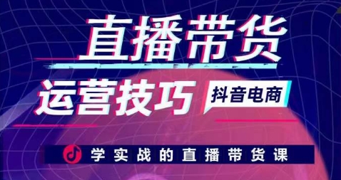 直播带货运营技巧,学实战的直播带货课-风淘社