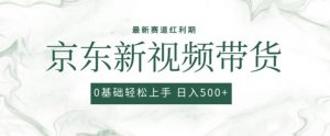 2024最新京东视频带货项目，最新0粉强开无脑搬运爆款玩法，小白轻松上手【揭秘】-风淘社