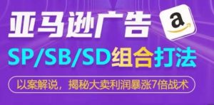 亚马逊SP/SB/SD广告组合打法,揭秘大卖利润暴涨7倍战术-风淘社