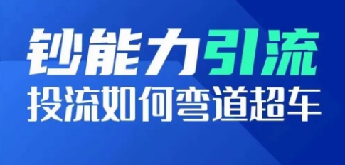 钞能力引流:投流如何弯道超车,投流系数及增长方法,创造爆款短视频-风淘社