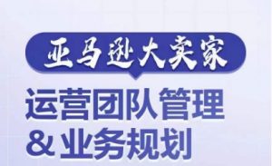 亚马逊大卖家-运营团队管理&业务规划,为你揭秘如何打造超强实力的运营团队-风淘社