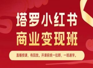 塔罗小红书商业变现班,小红书变现教程-风淘社