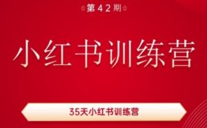 35天小红书训练营(42期),用好小红书,做你喜欢又擅长的事,涨粉又赚钱-风淘社