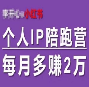 小红书个人IP陪跑营,60天拥有自动转化成交的双渠道个人IP,每月多赚2w-风淘社