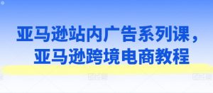 亚马逊站内广告系列课,亚马逊跨境电商教程-风淘社