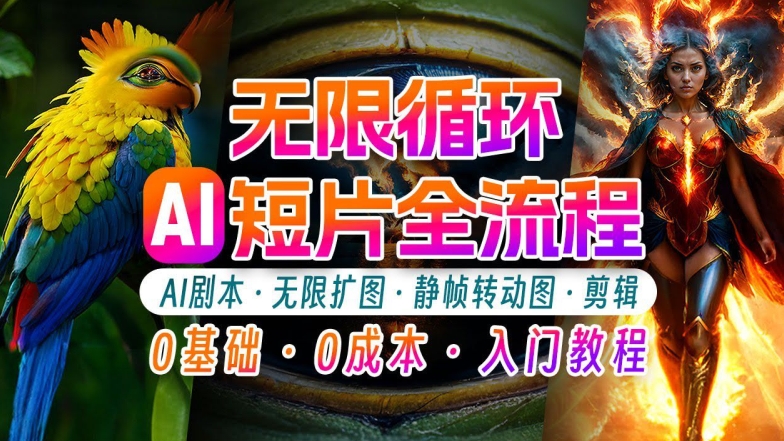 AI剪辑无限循环画面:新手轻松月入上万的秘技【揭秘】-风淘社