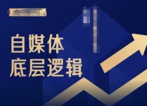 2024自媒体底层逻辑录播课，自媒体小白必看-风淘社