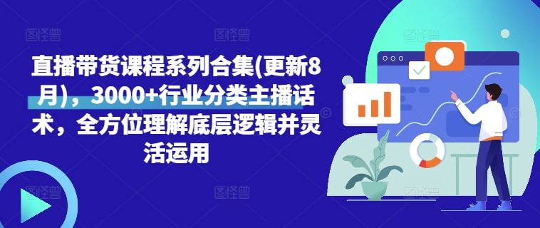 直播带货课程系列合集(更新8月),3000+行业分类主播话术,全方位理解底层逻辑并灵活运用-风淘社