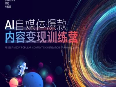 AI自媒体爆款内容变现训练营,20%底层逻辑,60%实操方法,20%案例拆解(即学即用)-风淘社
