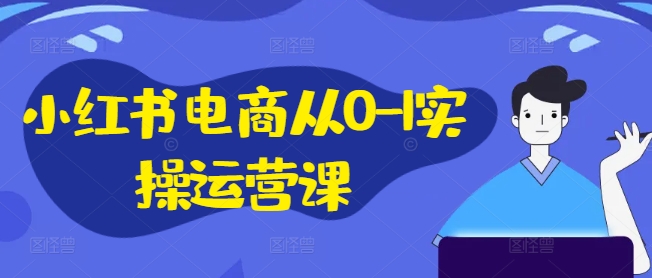 小红书电商从0-1实操运营课,小红书手机实操小红书/IP和私域课/小红书电商电脑实操板块等-风淘社
