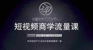 短视频商学流量课+口播拍摄剪辑,短视频+轻资产创业流量变现课-风淘社