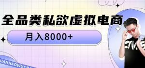 全品类私欲虚拟电商,月入8000+【揭秘】-风淘社