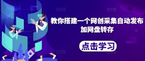 教你搭建一个网创采集自动发布加网盘转存-风淘社